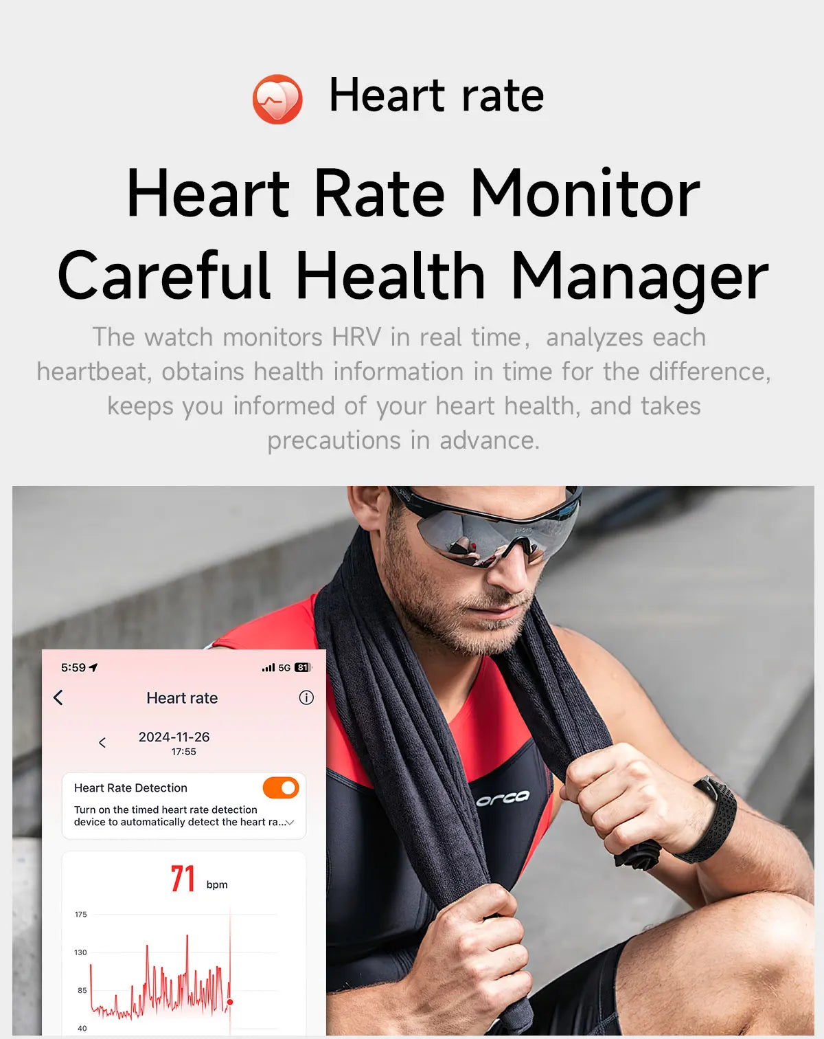 VitaBand Smart – Heart Rate, Blood Pressure & Fitness Tracker