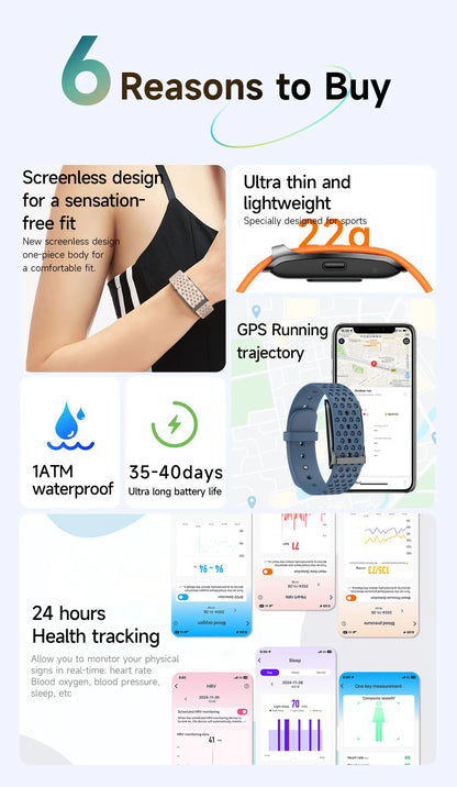 VitaBand Smart – Heart Rate, Blood Pressure & Fitness Tracker